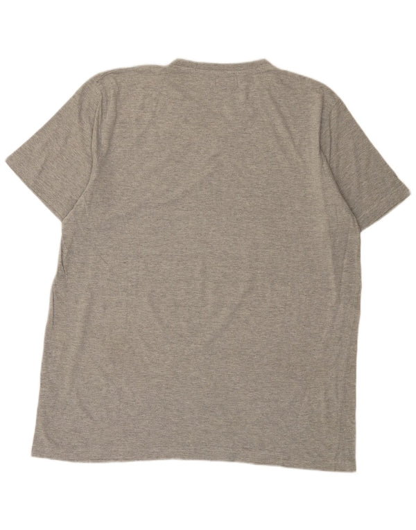 Tricou Bărbați Kappa Top 3XL Bumbac Gri