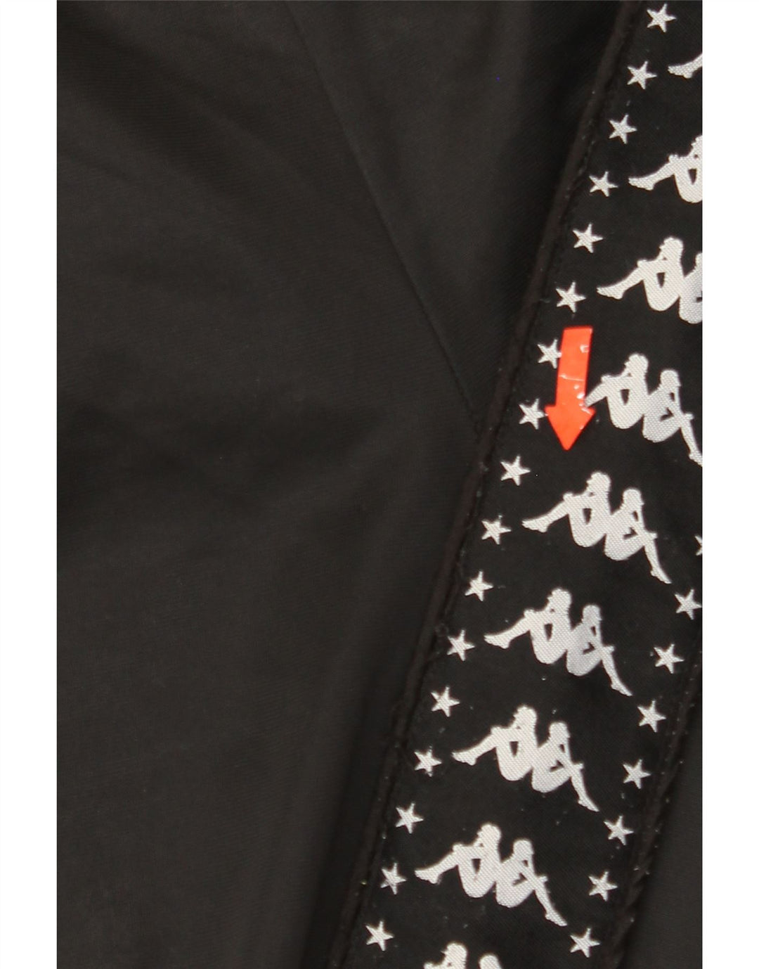 KAPPA Mens Graphic Tracksuit Trousers Large Black Vintage Kappa and Second-Hand Kappa from Messina Hembry 