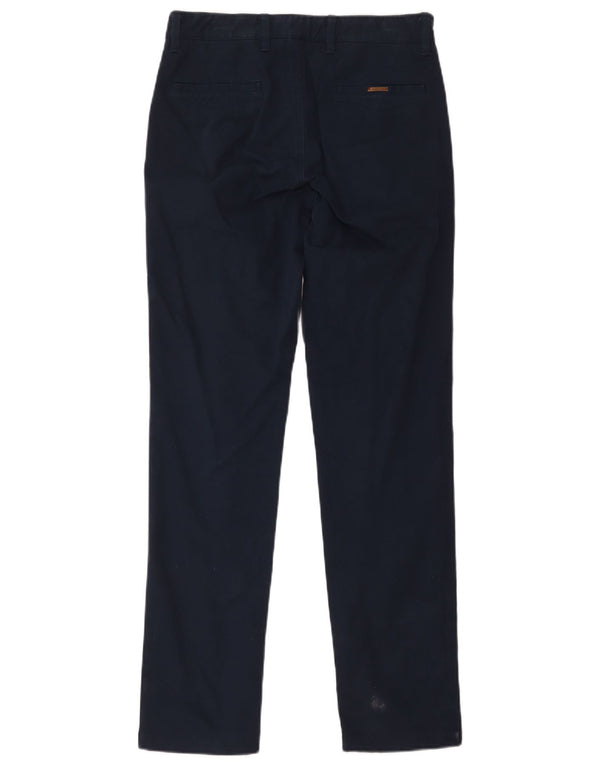 Massimo Dutti Pantaloni chino pentru bărbați, cu croiala lejeră, EU 38 Mici L30 L31 Bleumarin
