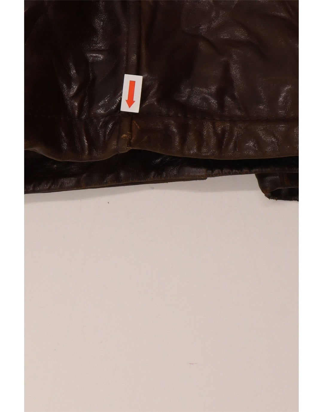 Jachetă din piele vintage pentru bărbați IT 54 2XL din piele maro