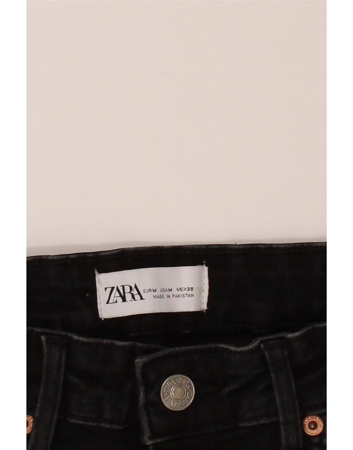 ZARA Womens Skinny Jeans Medium W28 L28 Black Vintage Zara and Second-Hand Zara from Messina Hembry 