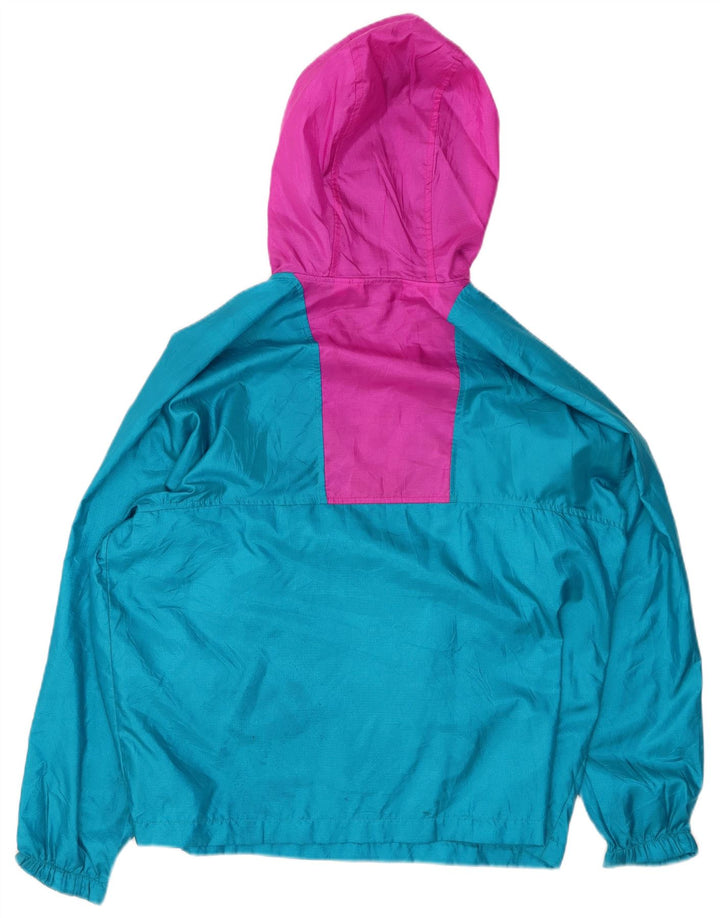 COLUMBIA Jachetă Anorak supradimensionată pentru femei UK 16 mare turcoaz Colorblock