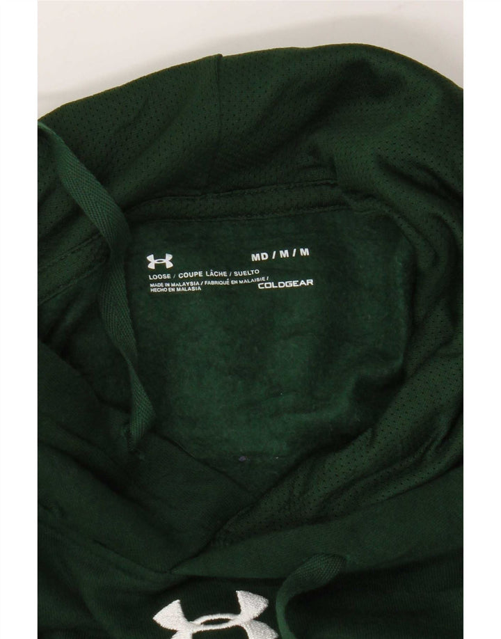 Pulover cu glugă grafic Under Armour pentru bărbați, verde mediu
