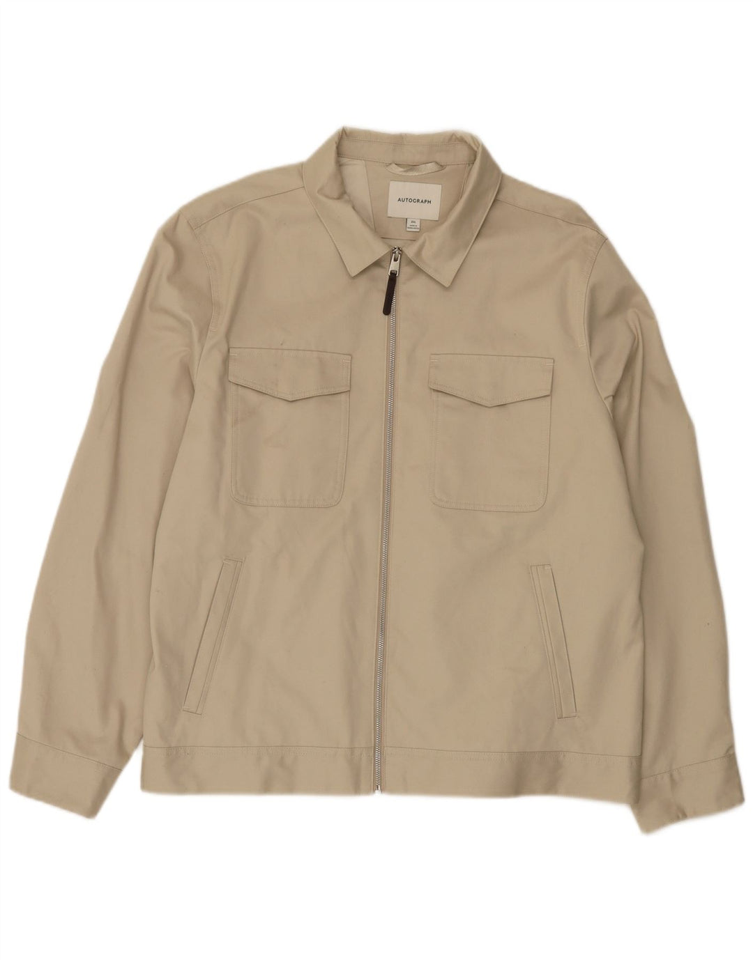Jachetă pentru bărbați Marks & Spencer Autograph Utility UK 44 2XL bumbac bej