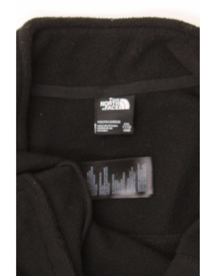 Jachetă fleece pentru băieți The North Face 15-16 ani 3XL negru