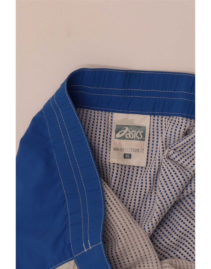 Pantaloni scurți chino grafic Asics pentru bărbați XL W36 poliamidă color-bloc albastru