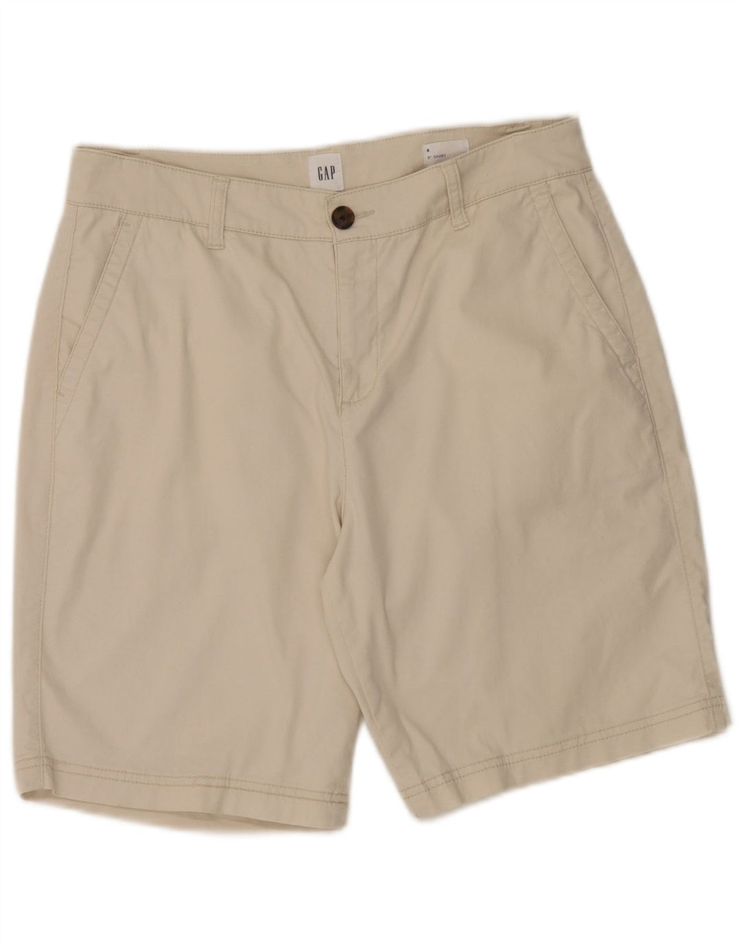 GAP Womens Chino Shorts US 8 Medium W34 Beige