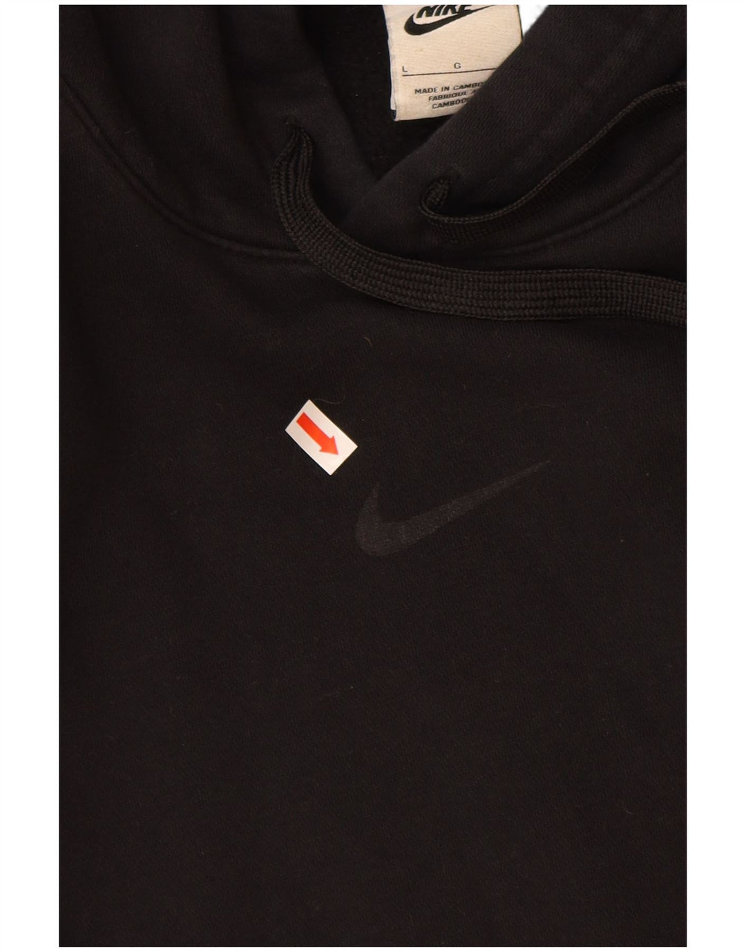 Pulover NIKE pentru bărbați, cu capota, mare, negru