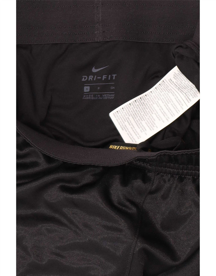 Pantaloni scurți sport Nike Dri Fit pentru femei UK 10, poliester negru mic