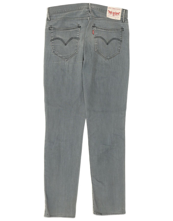 Blugi slim pentru bărbați Levi's W33 L34 bumbac gri