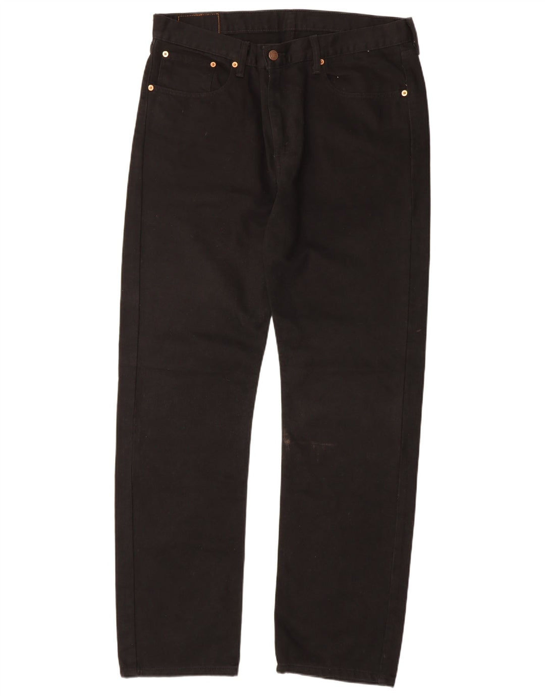 Blugi drepti pentru bărbați Levi's 751 W38 L34 bumbac negru