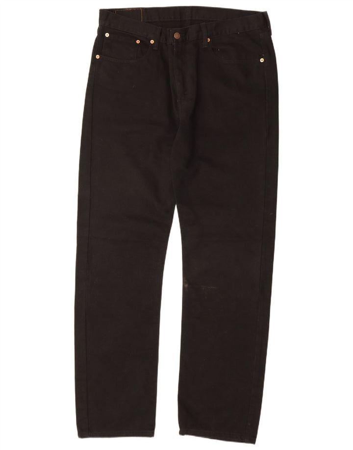 Blugi drepti pentru bărbați Levi's 751 W38 L34 bumbac negru