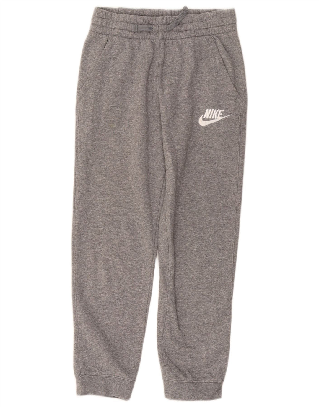 Pantaloni de trening NIKE Băieți Joggeri 10-11 ani Bumbac Gri mediu