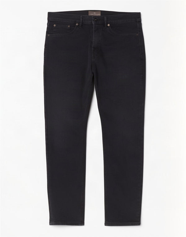 Blugi slim pentru bărbați Marks & Spencer W34 L31 bumbac negru