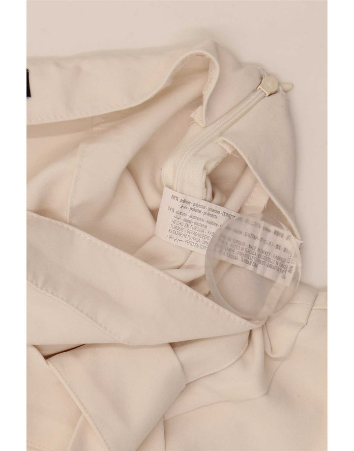 Fusta pentru femeie Zara XS W24 poliester alb