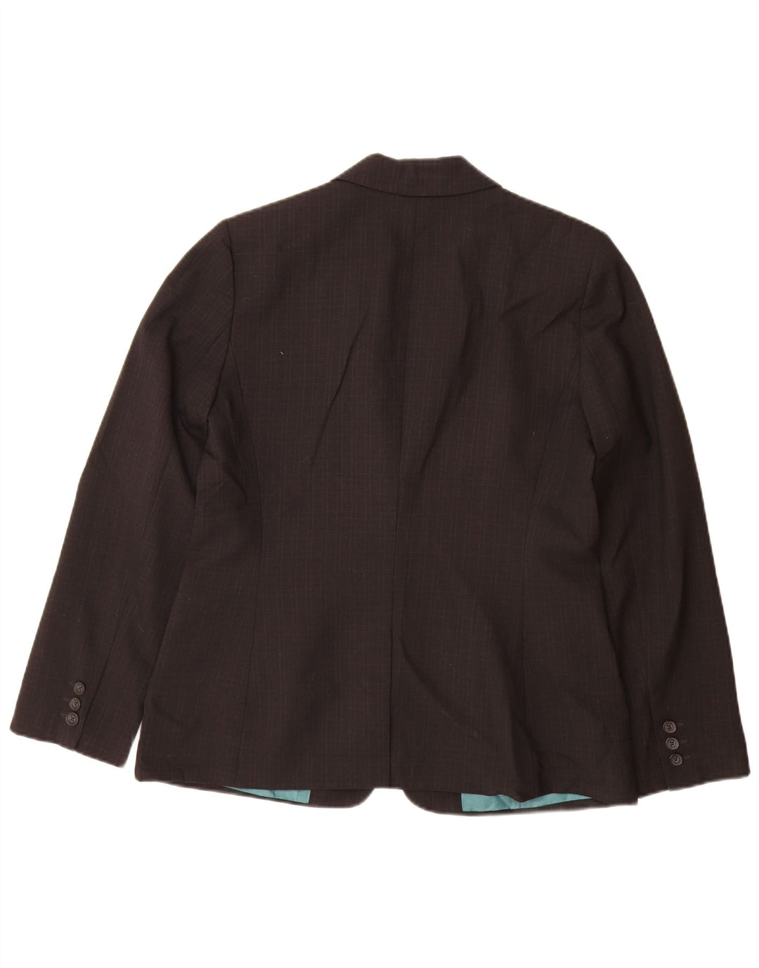Jachetă Blazer pentru femei Calvin Klein UK 10 Small Black Check Poliester
