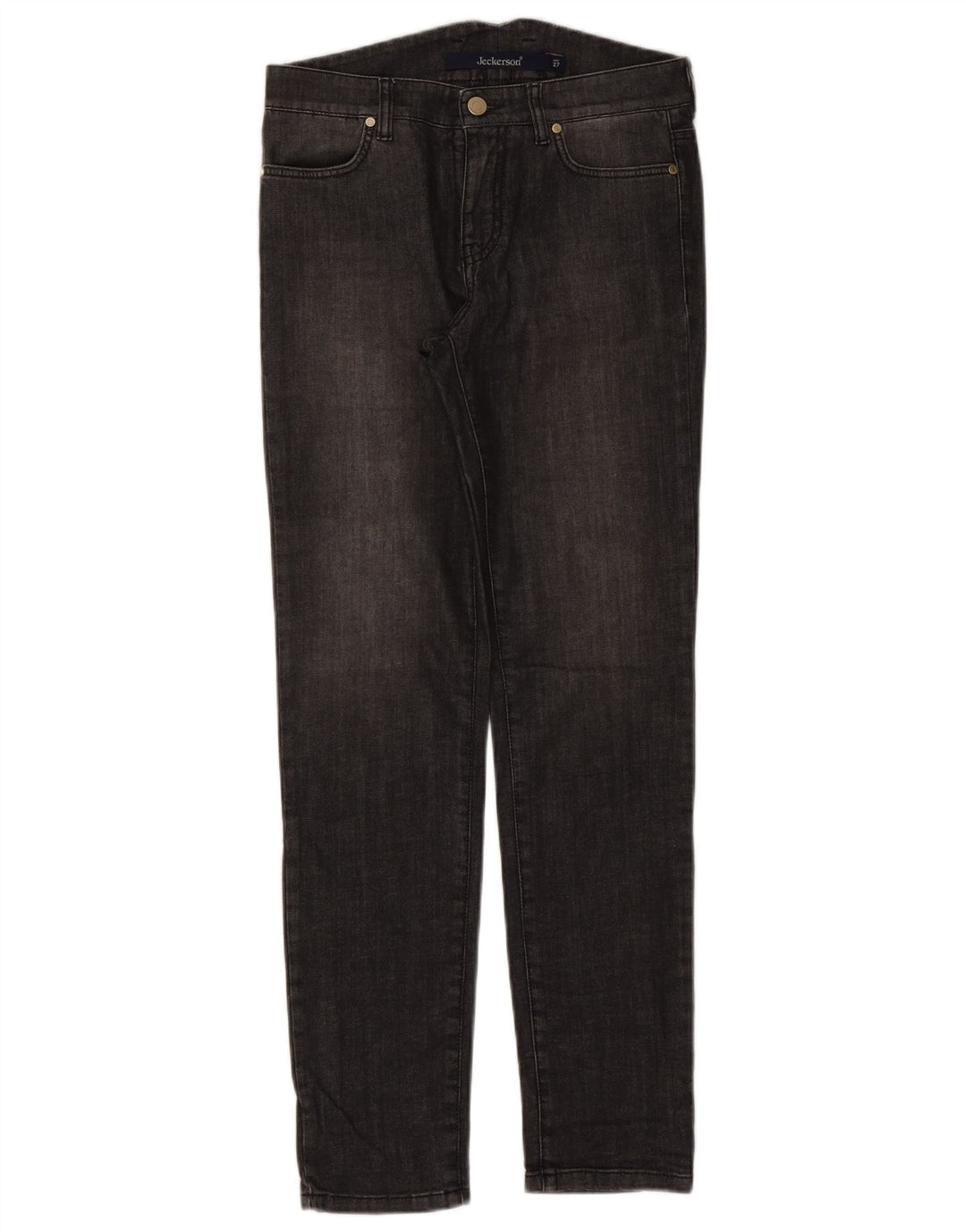 Blugi subțiri pentru femei Jeckerson W27 L29 bumbac negru