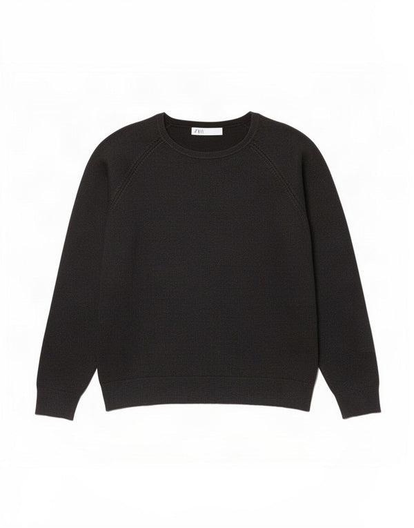Bluză de top pentru femei Zara UK 18 XL, viscoză neagră