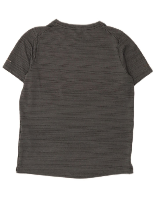 Tricou Nike Dri Fit pentru băieți Top 10-11 ani Poliester cu dungi gri mediu