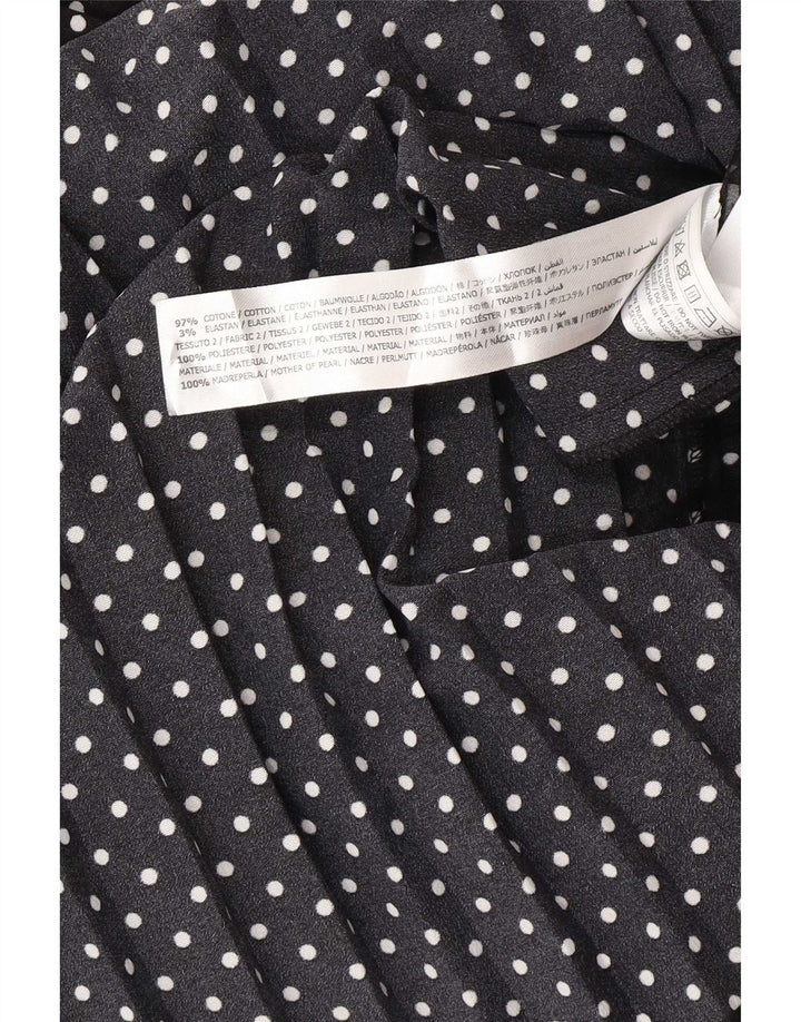 Simona Barbieri Femei Twinset Maxi Dress IT 42 Medium Black Polka Dot
