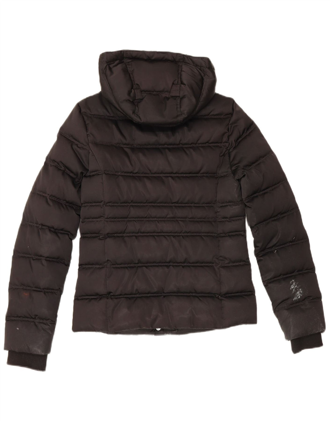 Jachetă căptușită cu glugă pentru femei Calvin Klein Jeans UK 10 Poliester negru mic