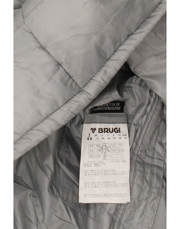 Jachetă căptușită pentru femei Brugi UK 12 Medium Gri Poliester