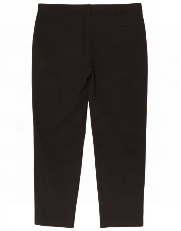 Pantaloni chino drepti pentru femei Marks & Spencer UK 16 Large W36 L30 Black