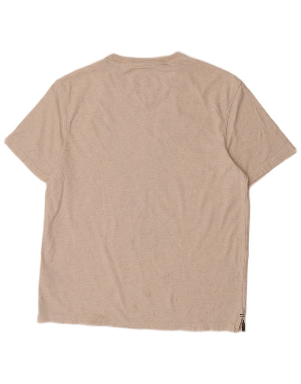 Tricou grafic pentru bărbați Fat Face Top mare din bumbac cu pete alb