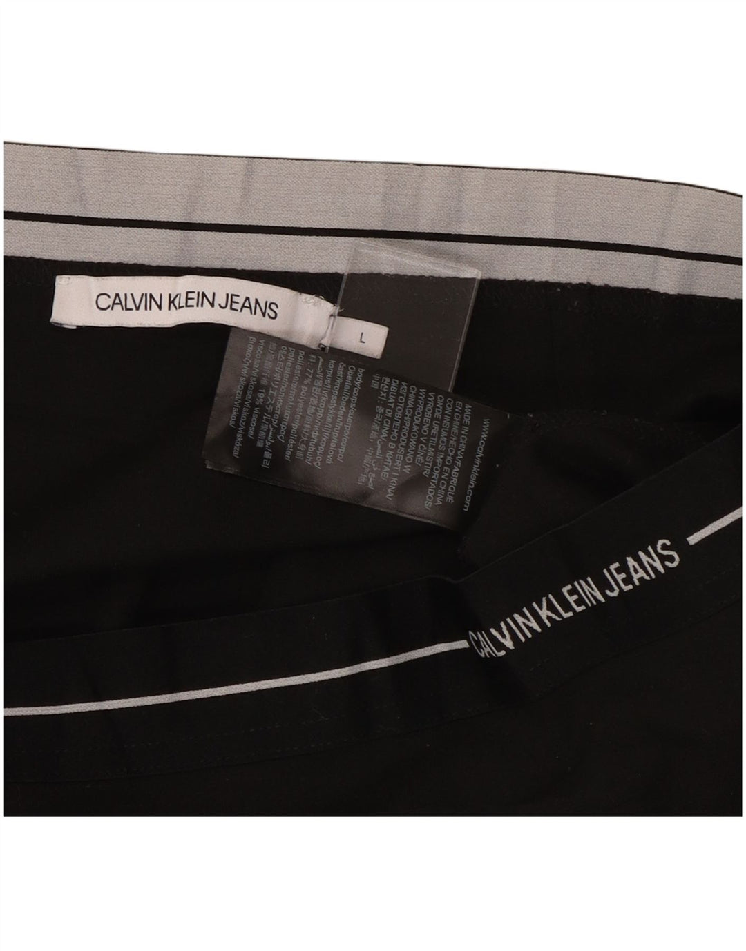 Fusta creion pentru femei CALVIN KLEIN mare W32 poliester negru