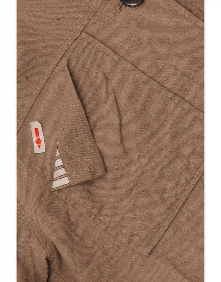 Jachetă Bomber oversized pentru femei Zara UK 10 Mic Bej In