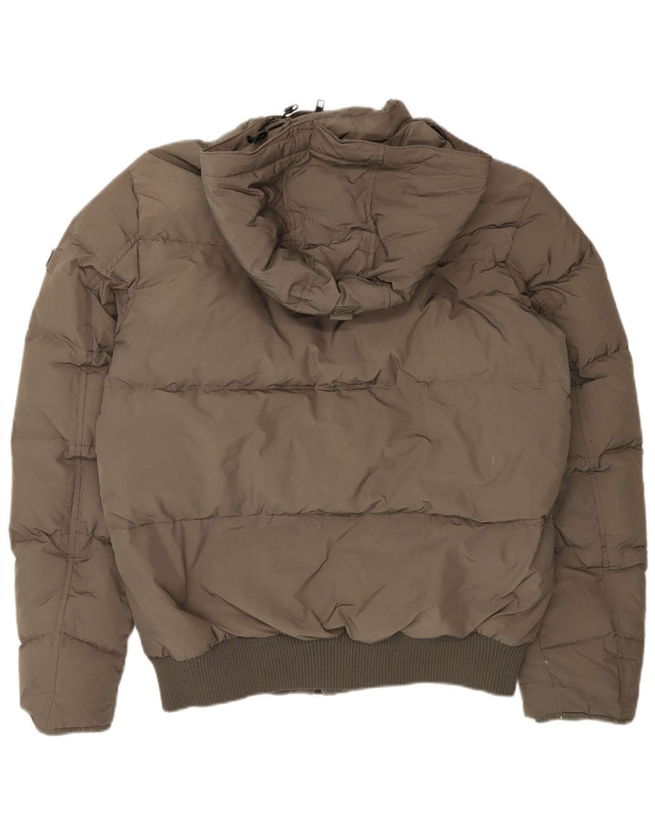 Jachetă căptușită cu glugă Woolrich pentru bărbați UK 36 Small Khaki