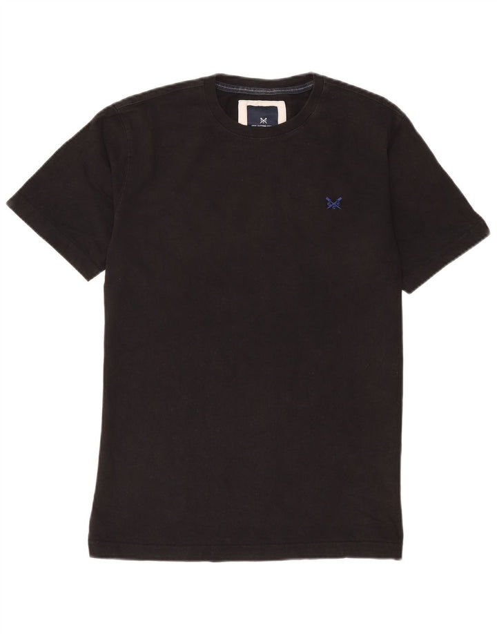 Crew Clothing Tricou pentru bărbați Top mic Bumbac negru