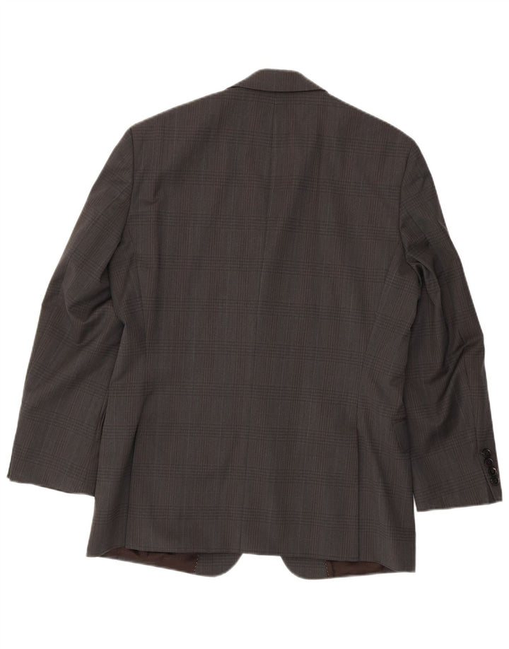 Blazer pentru bărbați Hugo Boss cu 2 nasturi EU 48 Medium Gri Houndstooth