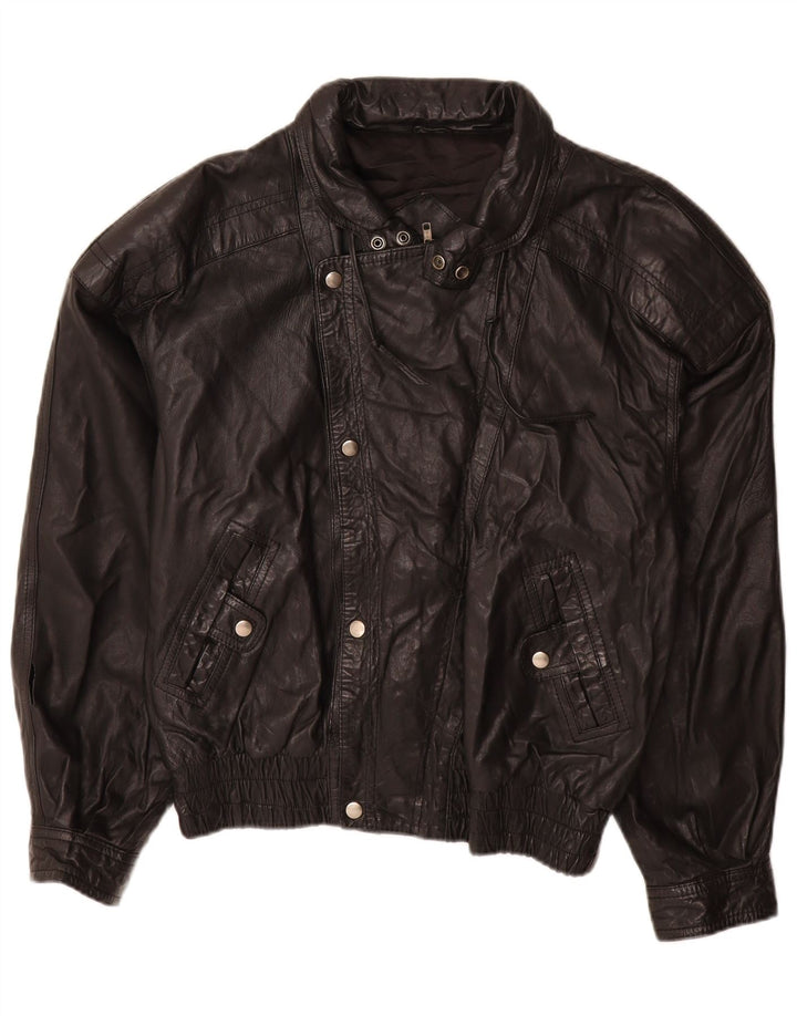 Geacă de piele pentru bărbați Yukon Trail IT 50 Large Black