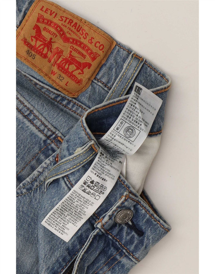 Pantaloni scurți Levi's 405 Denim W32 Medium Blue Bumbac