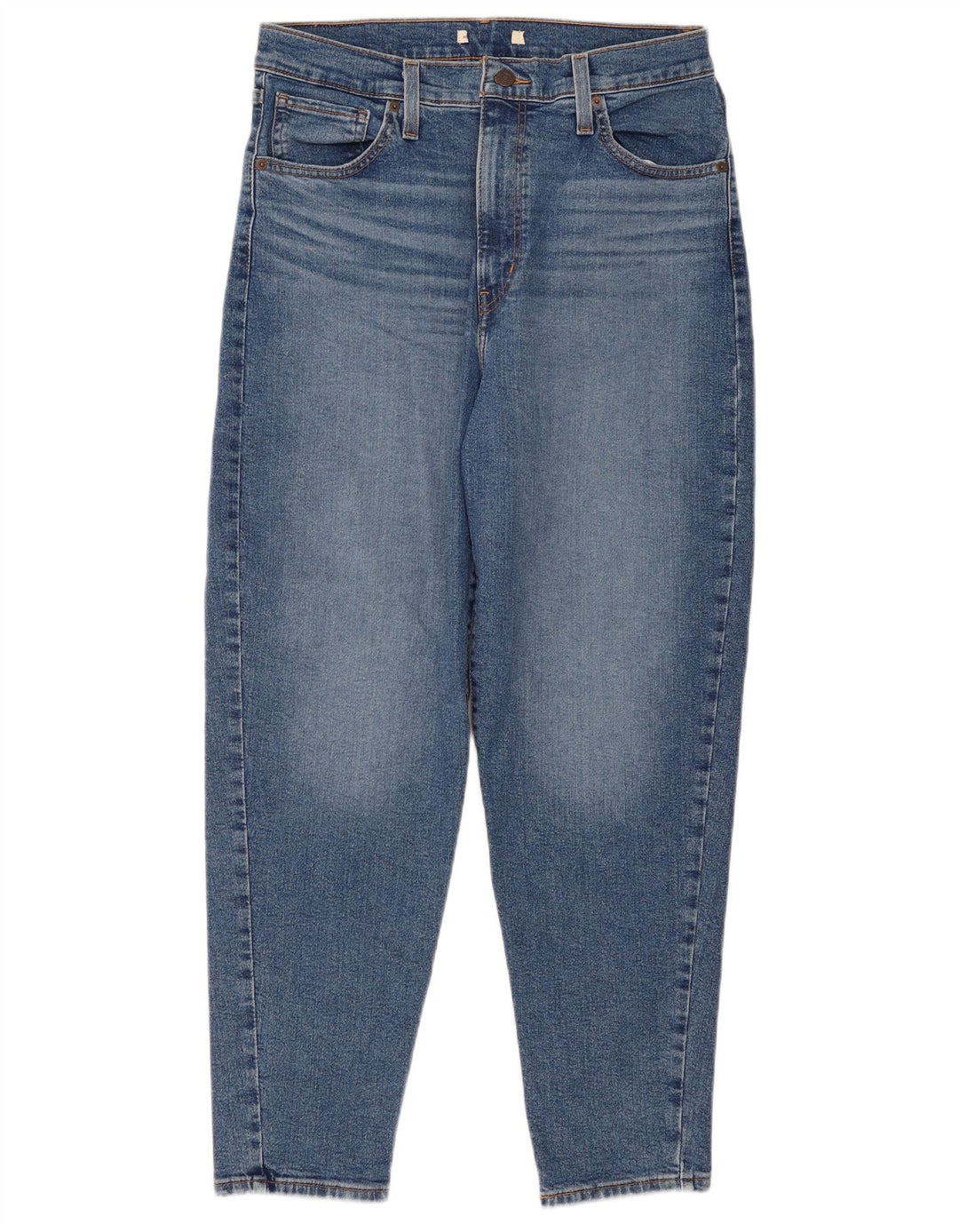 Blugi conici pentru femei cu talie înaltă Levi's W32 L29 albastru