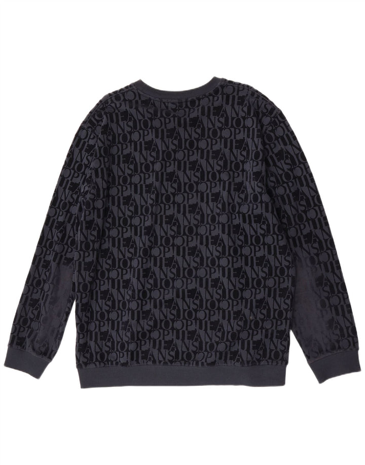 Pulover cu grafică Joop pentru bărbați, bumbac bleumarin 2XL