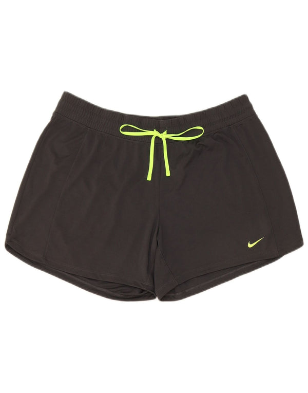 Pantaloni scurți sport Nike pentru bărbați, mari, gri, poliester