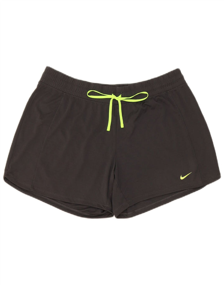 Pantaloni scurți sport Nike pentru bărbați, mari, gri, poliester
