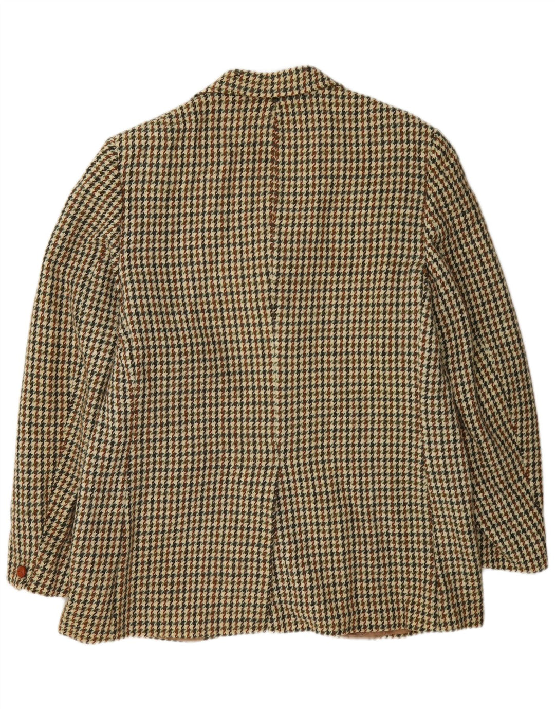 Jachetă pentru bărbați Harris Tweed Blazer lungă UK 38 Medium Green Houndstooth