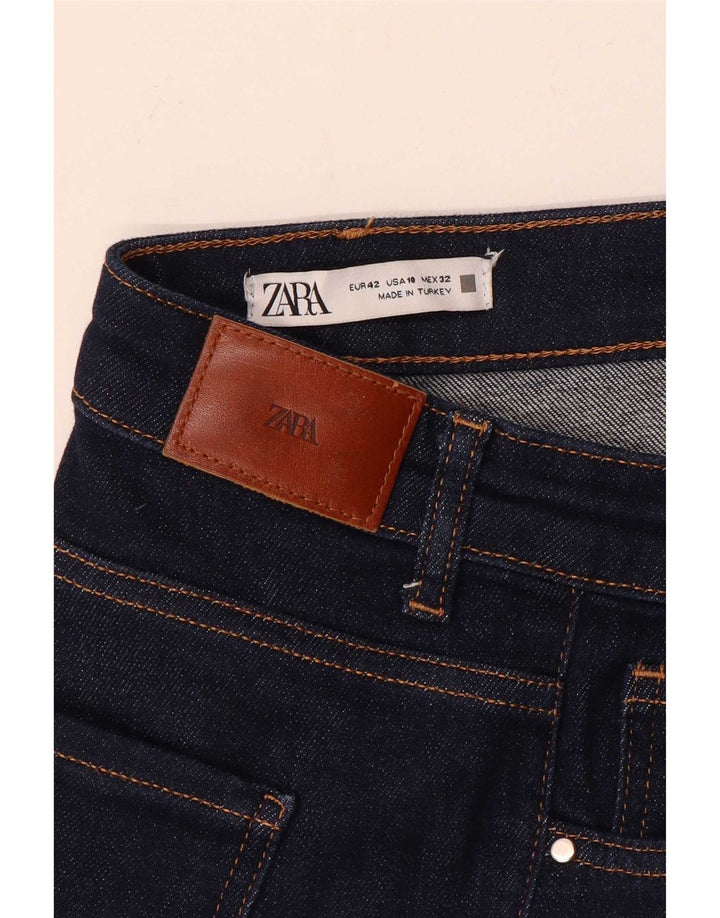 Blugi Bootcut pentru Damă Zara EU 42 Large W32 L34 Bleumarin
