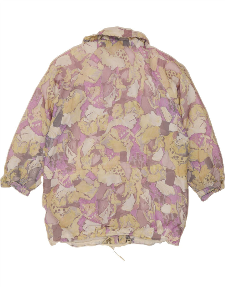 VINTAGE Womens Windbreaker Coat EU 40 Medium Multicoloured Vintage Vintage and Second-Hand Vintage from Messina Hembry 