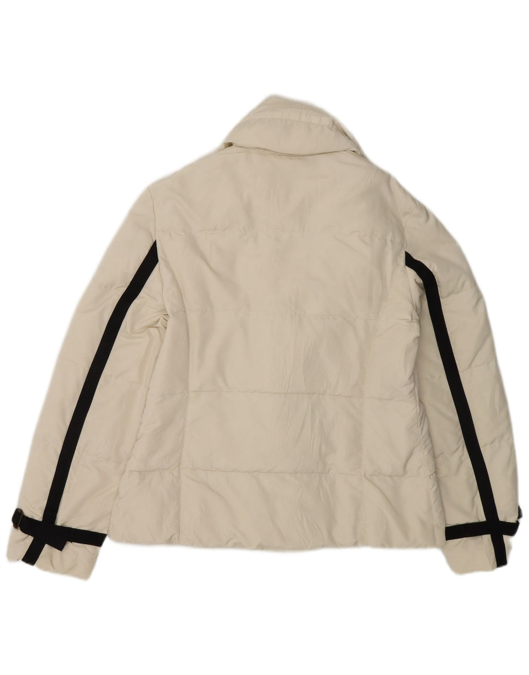 Jachetă căptușită supradimensionată pentru femei MARELLA UK 10 Small Poliamidă albă