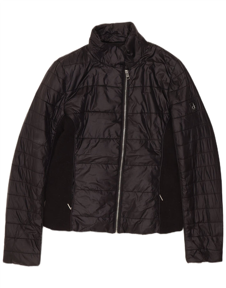 Jachetă căptușită supradimensionată pentru femei Calvin Klein Jeans UK 10 Small Black