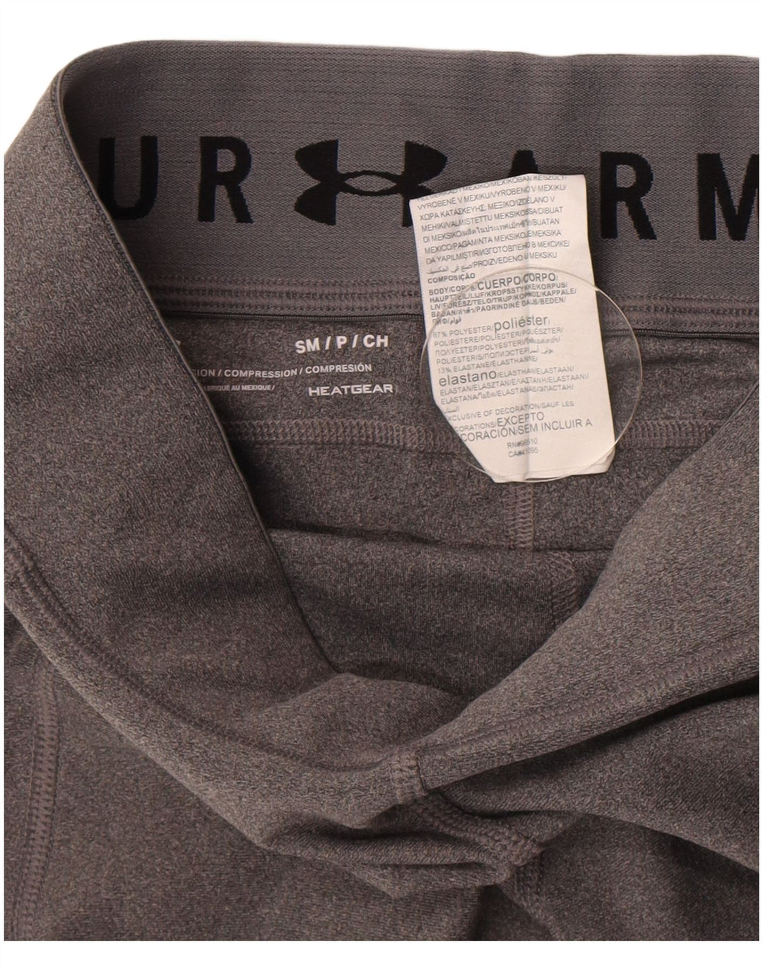 Leggings Capri Under Armour pentru femei UK 10 Small Gri Poliester