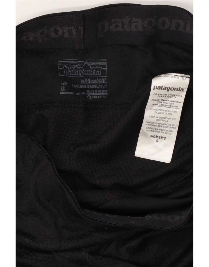 Leggings Patagonia pentru femei UK 10 Poliester negru mic