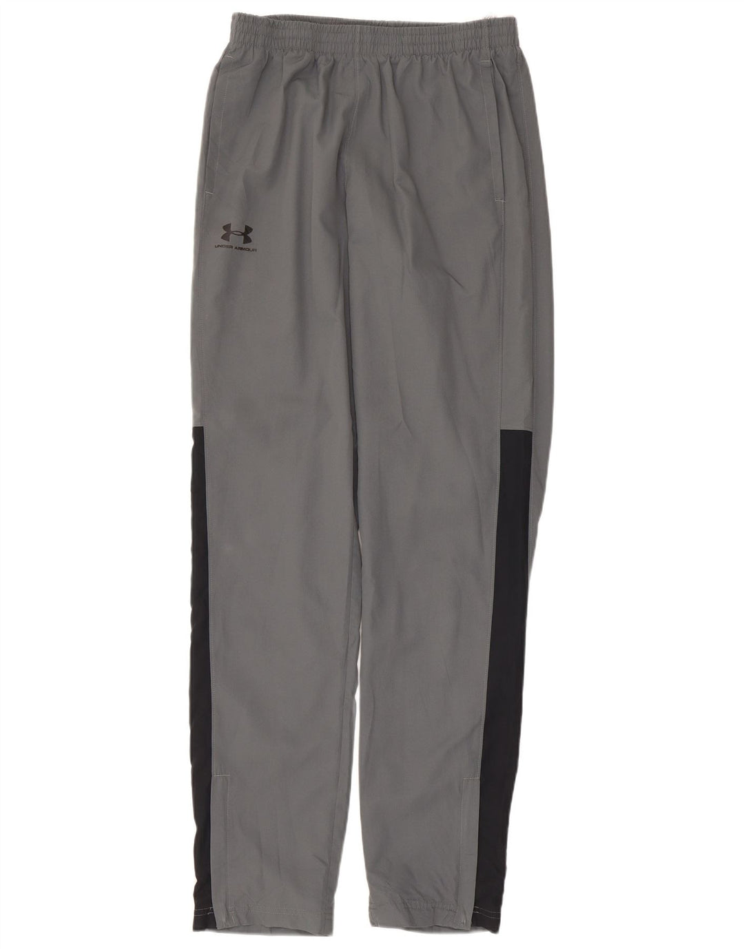 Pantaloni de trening Under Armour pentru bărbați, gri mediu, poliester color bloc