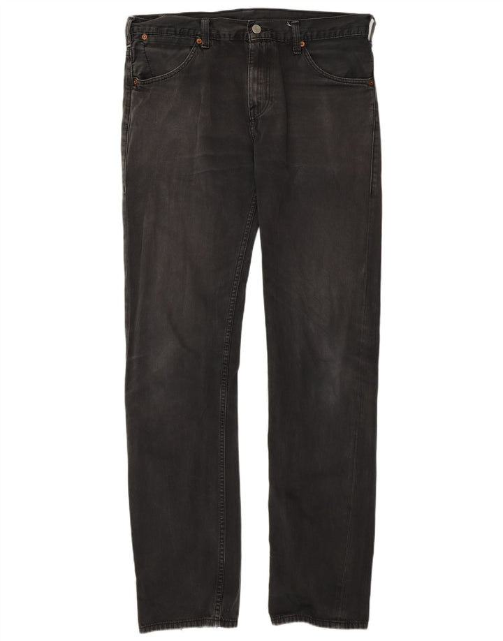 Blugi drepti pentru bărbați Levi's 504 W33 L34 bumbac gri