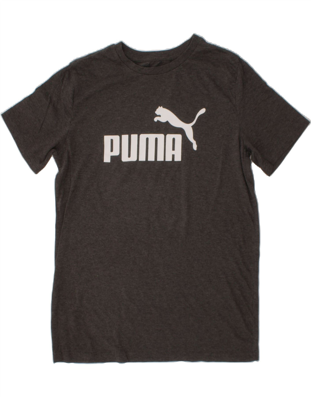 PUMA Boys Graphic T-Shirt Top 12-13 Years Large Grey Vintage Puma and Second-Hand Puma from Messina Hembry 