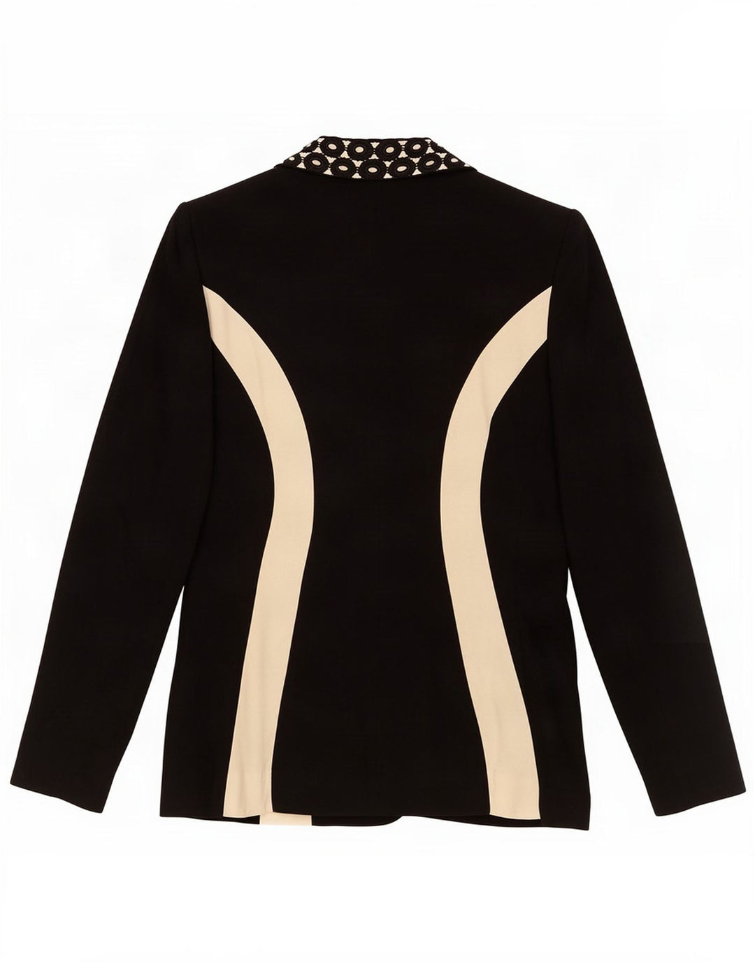 Jachetă Rebecca pentru femei cu 1 nasture IT 42 Medium Black Colorblock
